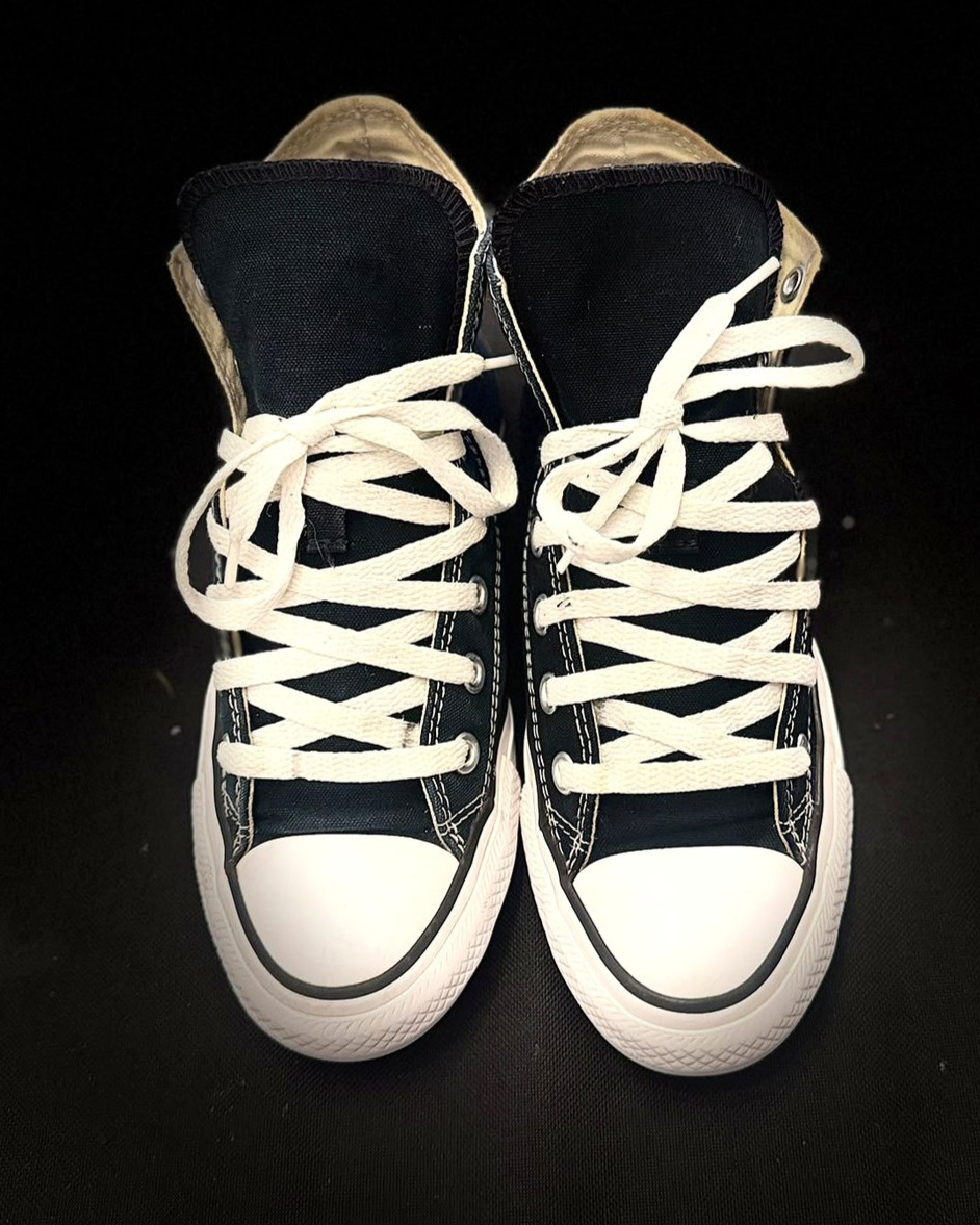 Converse high-tops after cleaning